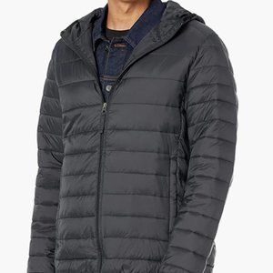 NEW Amazon Essentials Mens Lightweight Water-Resistant Packable Hooded Puffer XX